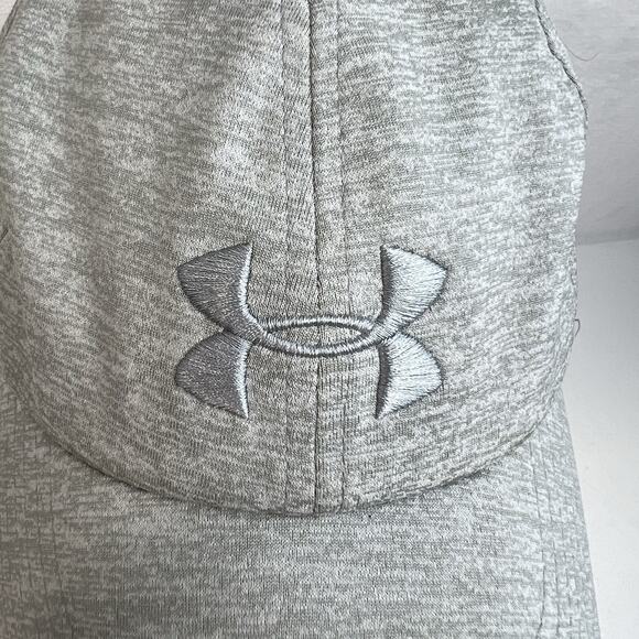 Under Armour Women's Hat Slideback Gray Embroidered Center Logo Lightweight - Picture 4 of 13